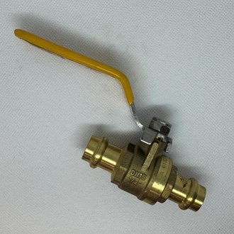 15MM BALL VALVE LEVER GAS METPRESS (EA)